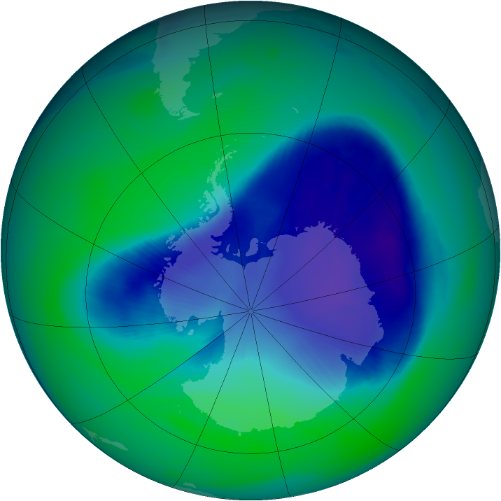 Ozone Map 2006-11-22